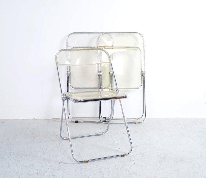 Anonima Castelli - Giancarlo Piretti - Klapstoel (4) - Plia, Antiek en Kunst, Antiek | Meubels | Stoelen en Sofa's