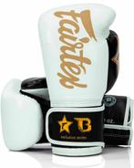 Fairtex x Booster Kickboks Handschoenen FXB BG V2 Wit Zwart, Verzenden