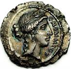 Romeinse Republiek. C. Memmius C.f., 56 v.Chr.. Denarius, Postzegels en Munten