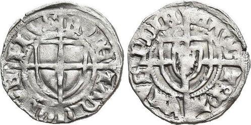 Schilling duitser Orden Paul von Rußdorf 1422-1441, Postzegels en Munten, Munten | Europa | Niet-Euromunten, België, Verzenden