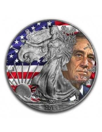 États-Unis. 1 Dollar 2014 USSR vs USA WWII Cold War 1 Oz, 1