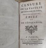 Jean Jacques Rousseau/Abbé Legrand - Censure de la Faculté