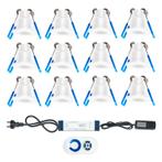 LED Veranda Spots Complete set - 12 Stuks - Warm Wit 2700K, Verzenden, Nieuw