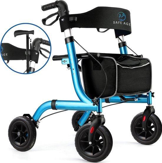 2dekans | SafeLife Rollator Opvouwbaar met zitfunctie - voor, Divers, Chaises roulantes, Enlèvement ou Envoi