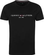 Tommy Hilfiger Logo T-shirt Zwart maat Maat 52/54 (L) Heren, Maat 52/54 (L), Verzenden, Zwart, Tommy Hilfiger
