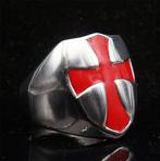 Chevalière Croix Templière – Courage Sacré, Protection, Antiek en Kunst