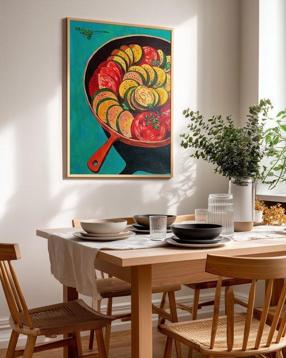 Mar Legón - Ratatouille - XL (NO RESERVE), Antiquités & Art, Art | Peinture | Moderne