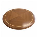 Bieden: Round Luxury Marine Teak Table - Elegant Wooden Yac, Huis en Inrichting, Ophalen of Verzenden, Nieuw