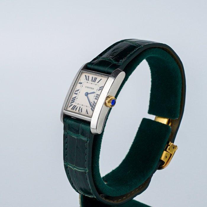 Cartier - Tank Française - 2301 - Dames - 2002, Handtassen en Accessoires, Horloges | Heren