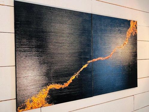 Ronan Martin - Dirty Gold out of Africa - XL, Antiek en Kunst, Kunst | Schilderijen | Modern