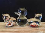 Decoratief ornament (3) - Italië - Glass Art, Cats & Duck