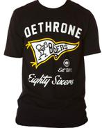 Dethrone The Pennant T-Shirt Katoen Zwart, Vechtsport, Verzenden