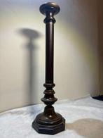 Kaarsenhouder Elegante Kaarsenhouder met Lederen Inleg -