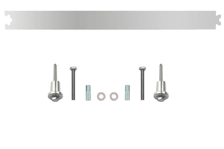 Intersteel Tussenrail 45 cm tbv schuifdeursysteem rvs, Doe-het-zelf en Bouw, Raamkozijnen en Schuifdeuren, Nieuw, Overige materialen