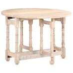 vidaXL Table de salle à manger Rond 110x76 cm Bois de, Maison & Meubles, Tables | Tables à manger, Neuf, Verzenden