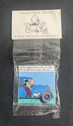 Tintin 70001 - Plaque émaillée Tintin, Milou et le Taxi - 1, Livres