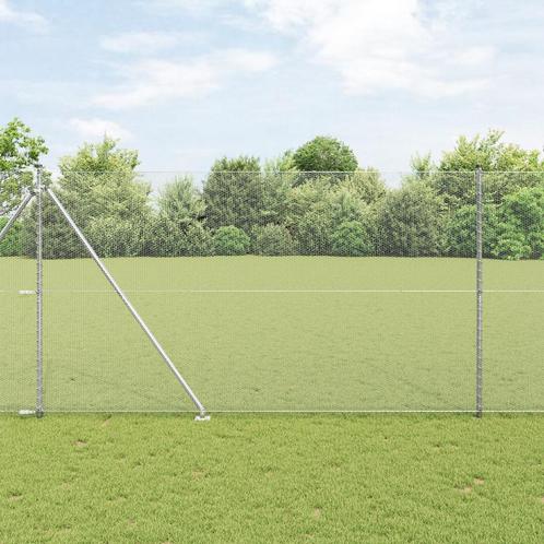 vidaXL Hexagonaal Hek 1.5x50 m Gegalvaniseerd Staal, Tuin en Terras, Tuinhekken en Hekwerk, Nieuw, Verzenden