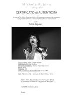 Michele Rubino Mick Jagger - 1980 Torino, I giorni del Rock