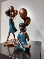 Statue, balloon girl - 27 cm - polyresin