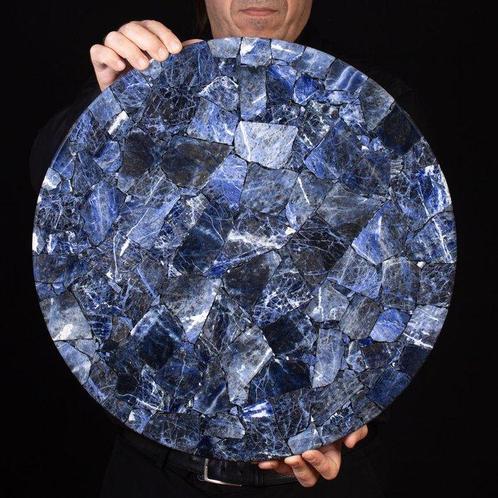 Sodalite - Mosaïque - Table basse Élément de conception -, Antiek en Kunst, Curiosa en Brocante