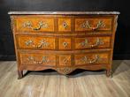 Commode - parqueterie - Antieke commode in balestra-stijl.