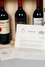 Trilogie dException Case: 2010 Figeac, 2005 Palmer, 2000, Verzamelen, Wijnen, Nieuw