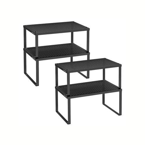 Kruidenrek Metaal Zwart (2 stuks) - Retour deal - 40% Kor..., Huis en Inrichting, Keuken | Keukenbenodigdheden, Nieuw, Verzenden