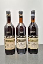 1967 , 1970 & 1980 Pio Cesare - Barolo - 3 Flessen (0.75, Verzamelen, Wijnen, Nieuw