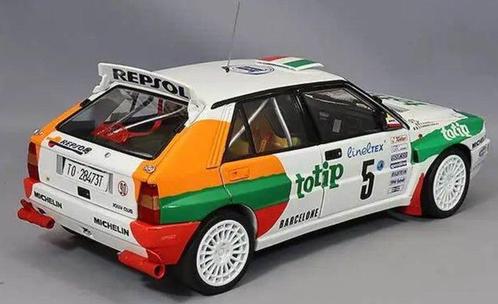 Kyosho 1:18 - Model raceauto - Lancia Delta HF Integrale #5, Hobby en Vrije tijd, Modelauto's | 1:5 tot 1:12