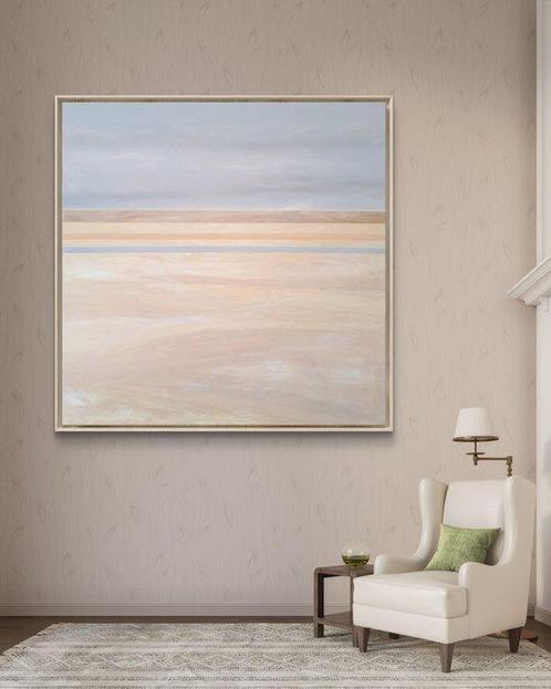 Gaby Acevedo - Paisaje neutro nº34 (XL), Antiek en Kunst, Kunst | Schilderijen | Modern