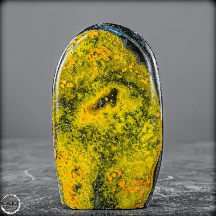 Adembenemend Bumblebee-Jaspis in vrije vorm – Een kunstwerk, Verzamelen, Mineralen en Fossielen