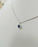 Sans prix de réserve - Collier Argent Diamant (Naturelle) -, Nieuw