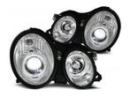 Angel Eyes koplampen Chrome geschikt voor Mercedes W208 CLK, Auto-onderdelen, Verzenden, Nieuw, Mercedes-Benz