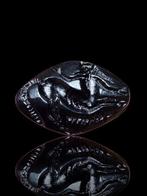 Oud-Grieks Stunning Intaglio Garnet Stone (Chiron Centaur)