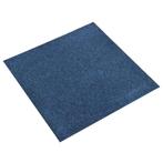 vidaXL Tapijt 20 pcs Donkerblauw 50 x 50 cm 100%, Verzenden