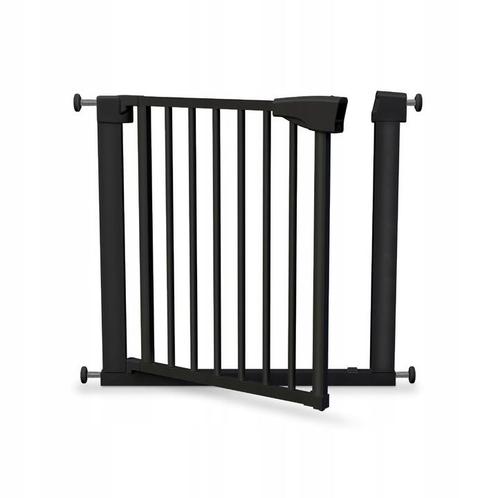 Traphekje / deurhekje - 74 t/m 87 cm - zwart - zonder boren, Kinderen en Baby's, Traphekjes, Verzenden