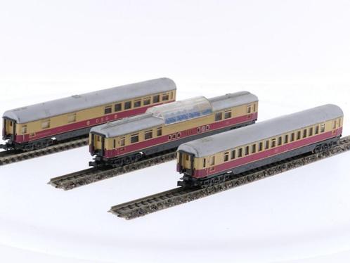 Schaal N Minitrix 3016, 3017 en 3019 TEE Set van de DSG e..., Hobby en Vrije tijd, Modeltreinen | N-Spoor, Gelijkstroom, Overige typen