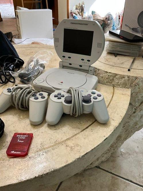 Sony - Playstation 1 (PS1) - PSone monitor LCD thrustmaster, Games en Spelcomputers, Spelcomputers | Overige Accessoires