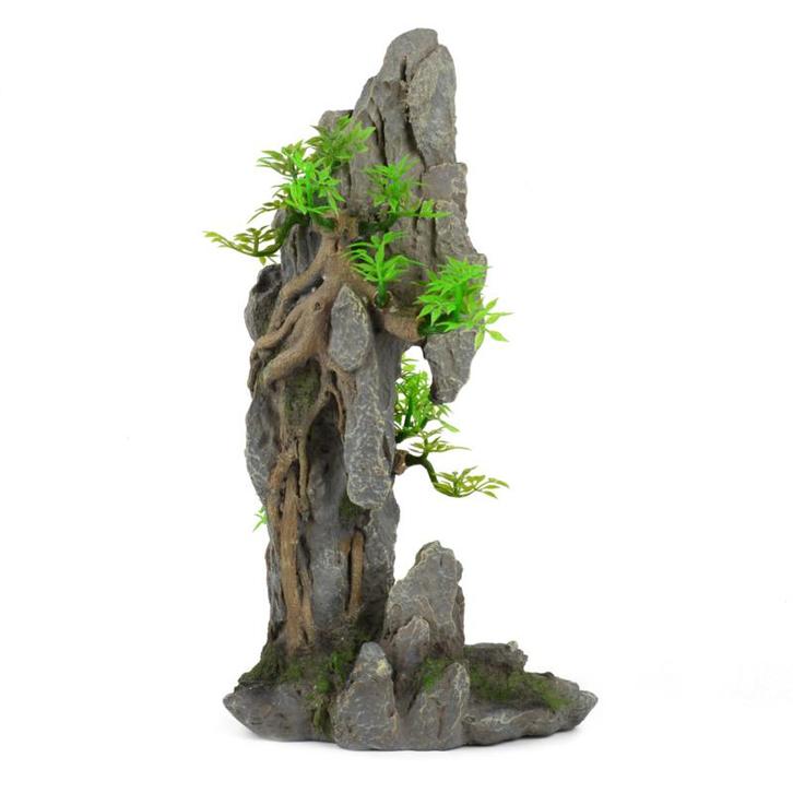 Steile rots met wortels en overhangende stenen OS-915 - aqua, Animaux & Accessoires, Poissons | Aquariums & Accessoires, Enlèvement ou Envoi