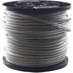 Staalkabel 8 mm 50 meter  verzinkt op rol, Tuin en Terras, Verzenden, Nieuw