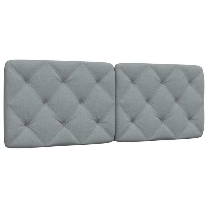 vidaXL Hoofdbordkussen 140 cm stof lichtgrijs, Huis en Inrichting, Slaapkamer | Bedden, Nieuw, Verzenden
