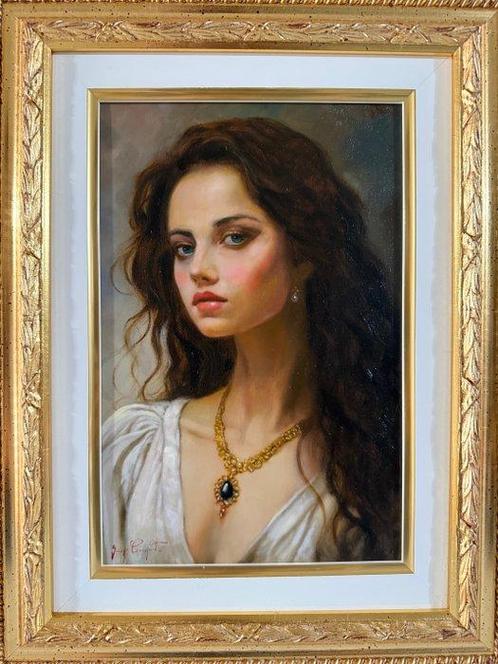 Giuseppe Cacciapuoti (1969) - Riflessi di Bellezza, Antiek en Kunst, Kunst | Schilderijen | Klassiek