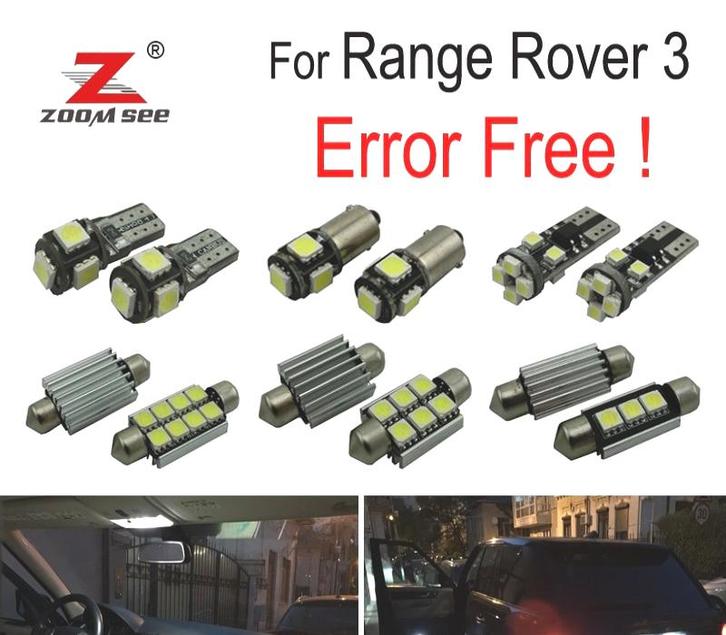 Kit 22 Ampoules Led Interieur Pour Land Rover 3 06-12, Auto-onderdelen, Verlichting, Verzenden