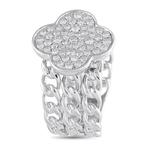 Ring - 18 karaat Witgoud, 18K witgouden ring met 0,70 ct, Nieuw