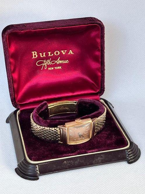 Bulova - rose gold - Salmon dial - Zonder Minimumprijs -, Handtassen en Accessoires, Horloges | Heren