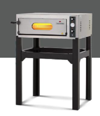 Pizzaoven | Elektrisch | INOX | 1x4 Ø30cm | 4.5kW |, Verzenden