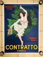 Leonetto Cappiello - Vermouth Victor - Contratto Canelli, Antiek en Kunst