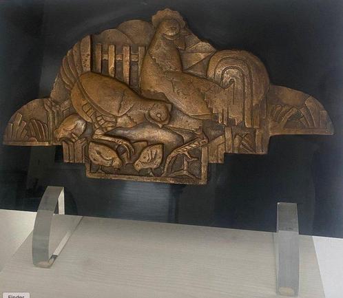 Fortunato Depero (1892-1960) - Sculpture, Gallo. Chioccia e, Antiek en Kunst, Antiek | Overige Antiek