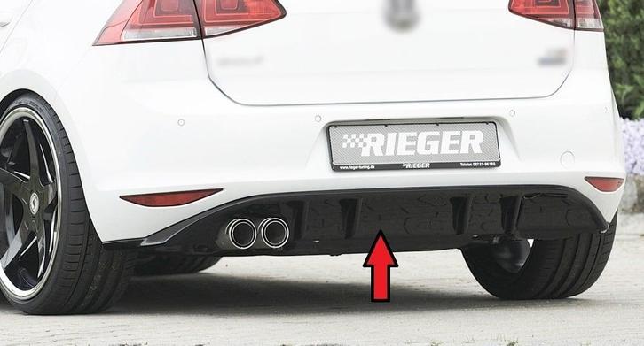 Aggressive Diffuser voor Volkswagen Golf 7 / GTD / GTE, Autos : Divers, Tuning & Styling, Enlèvement ou Envoi