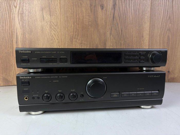 Technics - SU-V620M2 + ST-GT350 Tuner Stereoset, TV, Hi-fi & Vidéo, Radios